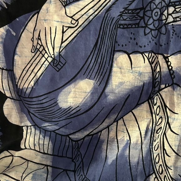 Blue Goddess Tapestry Batik - Picture 10 of 16